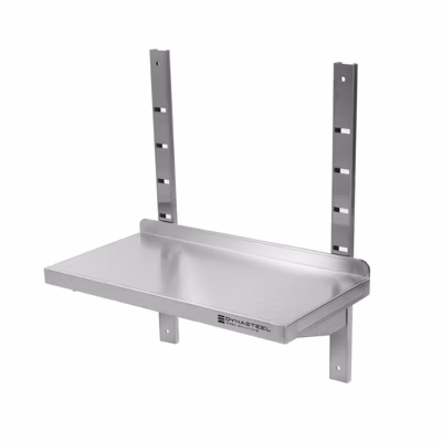 etagère murale en inox – l 600 x p 300 mm –  Etagère Murale – Argent – Dynasteel