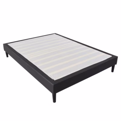 Sommier 120×200 cm déhoussable – pieds 20 cm – 13 lattes – soutien ferme – confort optimal – usage quotidien – style moderne