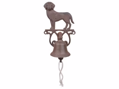 Cloche de porte en fonte Petit chien – Esschert Design