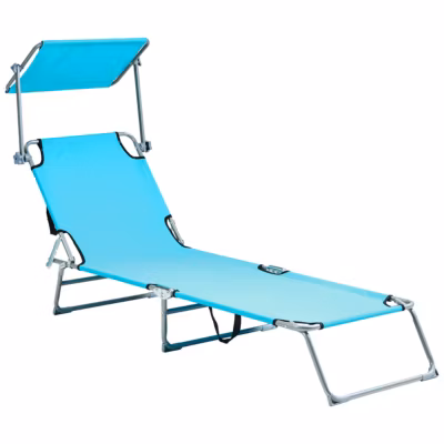 Transat FOLIGNO Métal Turquoise