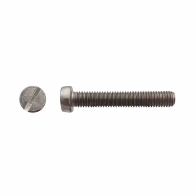 100 Vis Métaux Tête Cylindrique Fendue 8 x 30 mm – DIN 84 – Inox A2 – D-Work