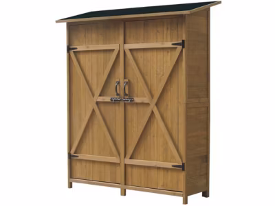 Armoire de jardin « Espacio » 140 x 49 x 162 cm  Marron