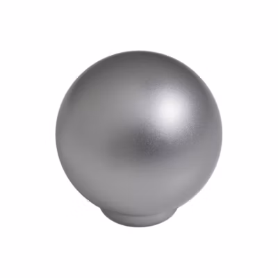 Bouton de meuble boule abs diamétre 24 mm chrome mat lot de 75 piéces