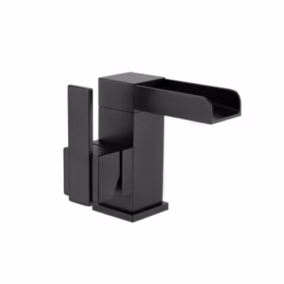 ROBINET DE LAVABO SUR PLAGE NOIR MAT EN LAITON COLLECTION CÉPHISE