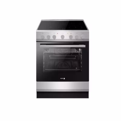 Cuisinière vitrocéramique 62l 4 feux silver Fagor FACV3004S