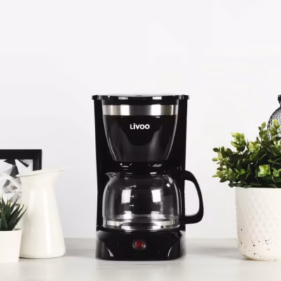 Cafetière électrique noire 10-12 tasses