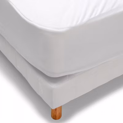 Protège-matelas 90x190cm Molleton ANTI-ACARIENS