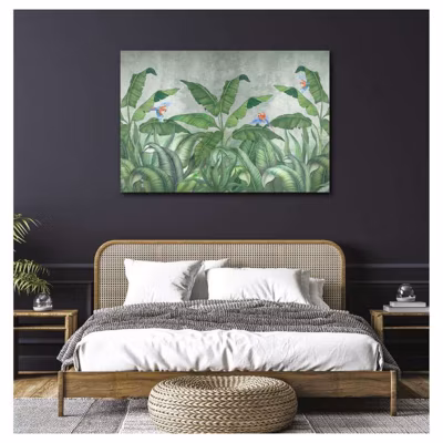 Tableau toile en kit AVIFAUNE 140 x 95 cm – Toile textile sans PVC, Made in France par Scenolia