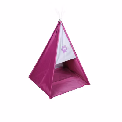 Tente tipi pour chien avec coussin amovible