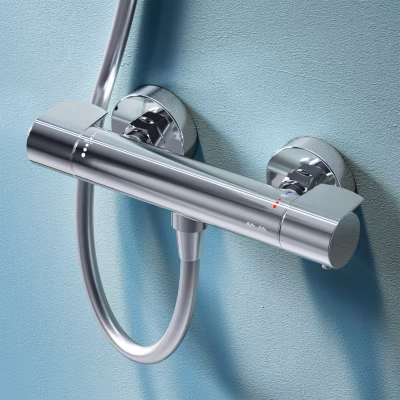Mitigeur de douche thermostatique Robinet salle de bain Chromé, FXA40000 X-Joy AM.PM