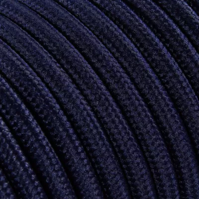 Fil Électrique Tissu Bleu Abysse 3x075mm² – Câble Électrique Textile de Qualité