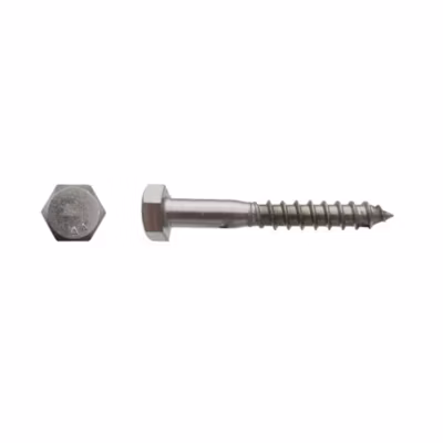 200 Tirefonds Bois Tête Hexagonale 5 x 50 mm – DIN 571 – Inox A4 – D-Work