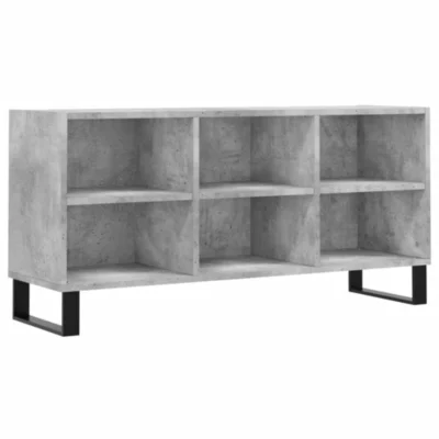 Prolenta Premium –  Meuble TV gris béton 103,5x30x50 cm bois d&rsquo;ingénierie