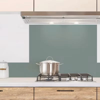 Fond de hotte en aluminium – essentiel vert clair – 70×60 cm