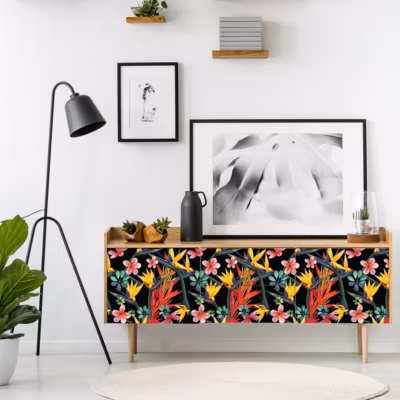 Sticker meuble tropical manizalo 40 x 60 cm