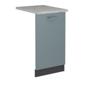 Vicco Panneau de lave-vaisselle Bleu-gris 45cm , PT Marbre