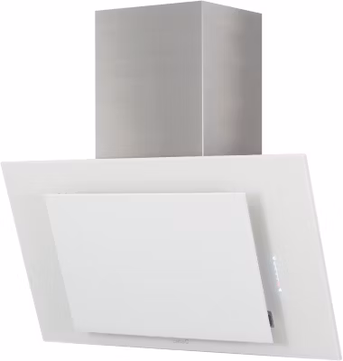 CATA Hotte décorative inclinée THALASSA 600XGWH 60cm blanche
