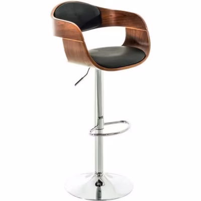 Tabouret de bar Kingston similicuir réglable 88-102 cm
