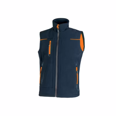 Gilet Softshell sans manches UNIVERSE Bleu foncé – Softshell 96% Polyester 4% Spandex