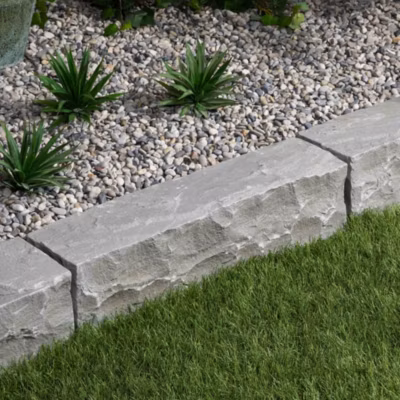 Bordure de jardin Grès Kandla Gris 50x12x12 cm (lot de 10 bordures soit 5 mètres) – RO&rsquo;MA NATURE