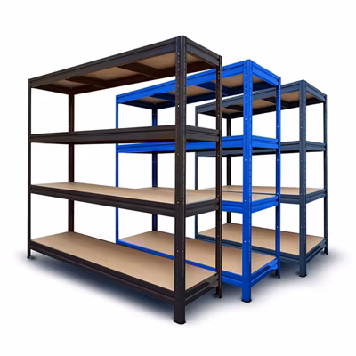 Rayonnage Étagère charge lourde Tôle d&rsquo;acier 4 Étages Bleu 160 x 150 x 80 cm, Capacité de charge jusqu&rsquo;à 1500 kg