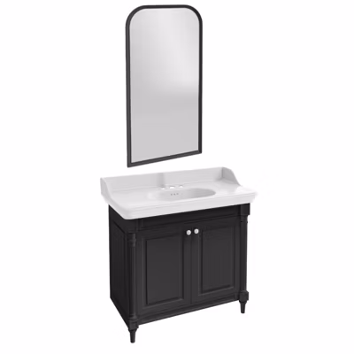 Pack meuble vasque JACOB DELAFON Cléo 1889 3 trous + miroir