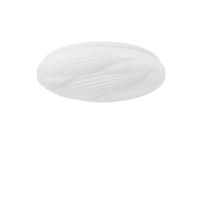 Plafonnier LED blanc 26 cm 4000K moderne lumière uniforme
