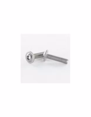 Vis métaux BHC (Tête Bombée Hexagonal creux) Embase collerette M6X25 Clé de 4 HC4 Inox A2 – 1 pièce
