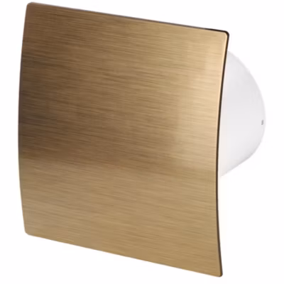 Ventilateur Or ABS Timer Extracteur D&rsquo;air 100mm Awenta