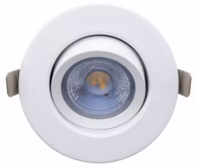 Arlux Lighting Spot encastrable blanc Salle de Bain Luma 7W 600lm Blanc Neutre