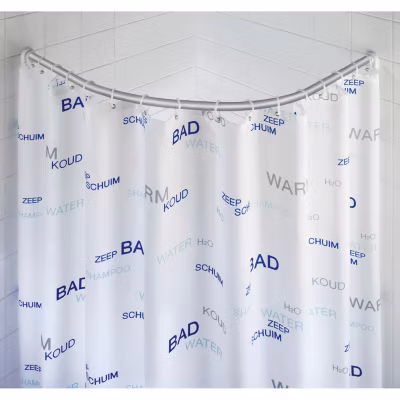 Barre de douche Arquée en aluminium