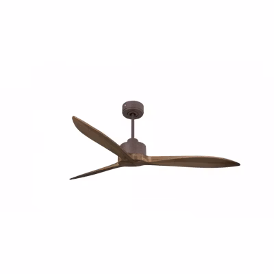 Modulo Latino Slim – Super destratificateur et ventilateur DC 132 cm chocolat pales bois sombre idéal 26 à 40 m²