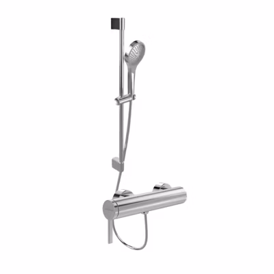 Mitigeur mécanique douche VILLEROY ET BOCH Dawn Chrome + Ensemble de douche VILLEROY ET BOCH Verve Showers 3 jets