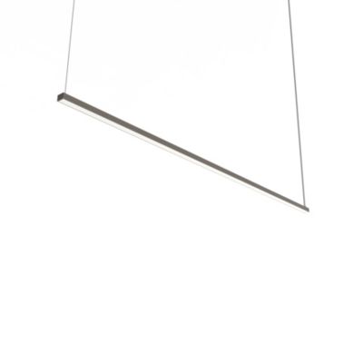 LUMICOM – SPLINT 1X Suspension, STRIP LED, 17W/m, 3000K, métal, gris , L100cm