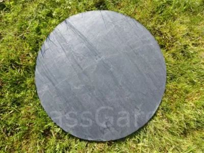 Pas Japonais Ardoise Rond 40 cm – Pack de 14 pièces