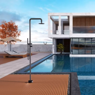 Cascata piscine en acier 316 design elegant resistant diffuseur orientable