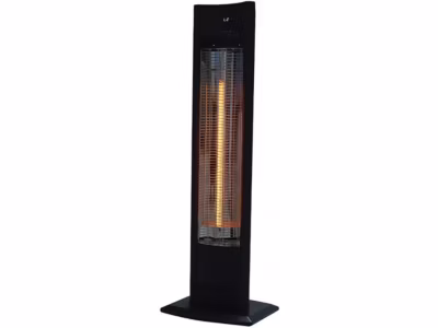 Chauffage électrique radiant « Tornado »  2000W  Noir
