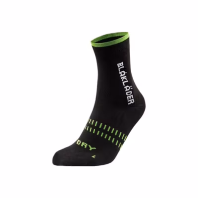 Chaussettes de travail Blaklader été/mi-saison Dry (lot de 2 paires) Noir / Vert 36-39
