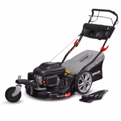 Tondeuse thermique tractée 3 roues 196cc – 55cm – 65L – Elem Garden