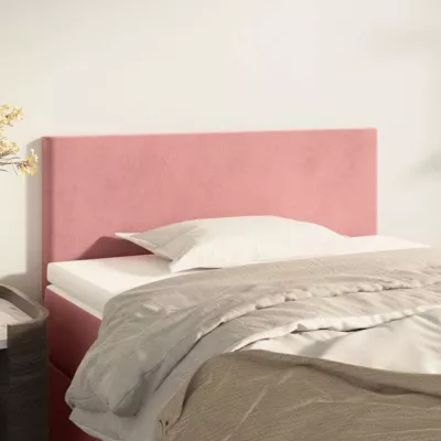 vidaXL Tête de Lit Meuble de Chambre à Coucher Accessoire de Lit Simple Tête de Cadre de Lit Maison Intérieur Rose 345763