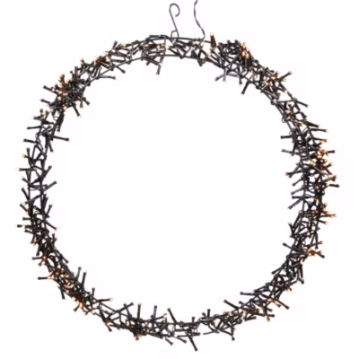 Couronne de lumière 400 LEDs couronne lumineuse porte/fenêtre décoration de Noel