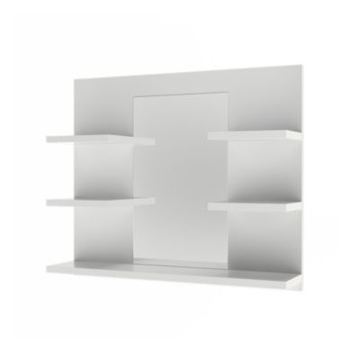 Vicco Armoire de toilette Blanc 58.8x50cm avec des étagères
