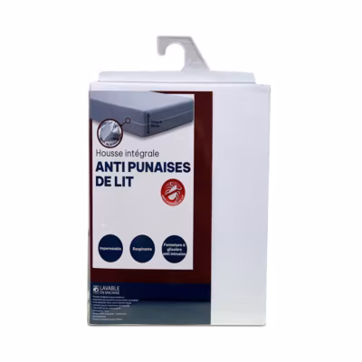 Protège matelas Quiétude 160×200 cm Impermeable & Anti-punaises