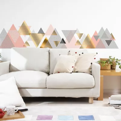 Stickers muraux – Décoration chambre salon – Autocollant Sticker mural géant montagnes scandinaves OURAL – 80x120cm