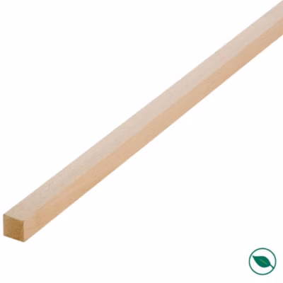 Lot de 20 tasseaux hêtre rabotés 2400 x 9 x 28 mm