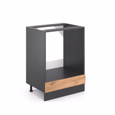 Vicco Meuble pour four Chêne de force doré 60cm , PT Chêne