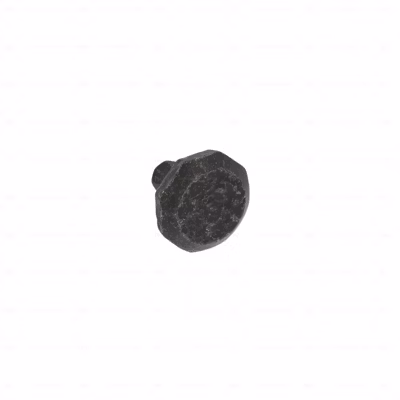 Boutons pour meubles en zamac Diamètre 32 Fer noir vintage