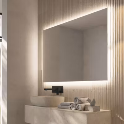 Miroir de Salle de Bain Lumineux LED 60×80 – Blanc Froid – SUECIA LEDIMEX