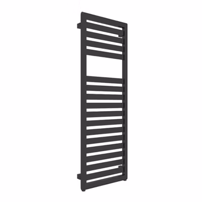 Sèche-serviette eau chaude noir de 940mm de haut et 400mm de large – 344 Watt – LUK940/400SXN