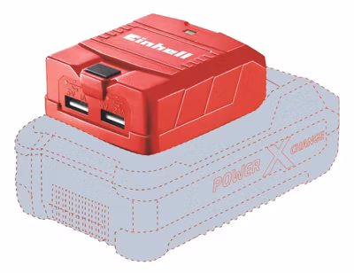 Adaptateur de batterie USB Einhell TC-CP 18 Li USB-Solo pour Power X-Change